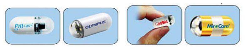 Капсулы: PillCam SB2, Endo Capsule, OMOM, MiroCam